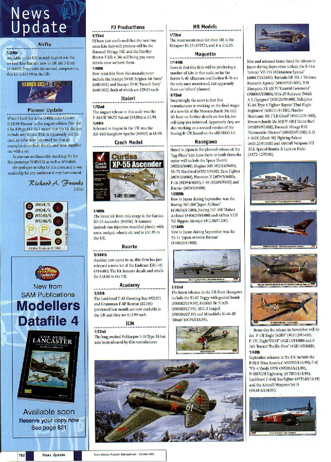 Scale Aviation Modeller International 2000-10